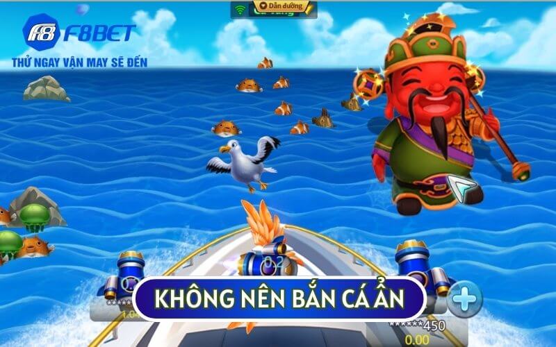 Khi chơi BẮN CÁ ONLINE bạn không nên bắn những con cá ẩn