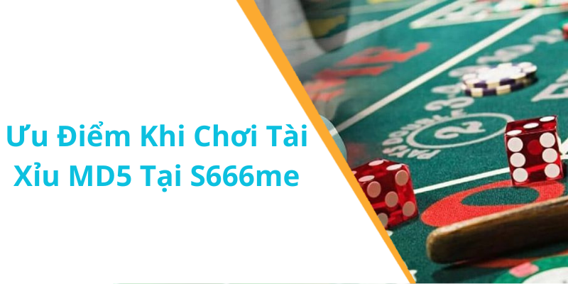 Ưu Điểm Khi Chơi Tài Xỉu MD5 Tại S666me